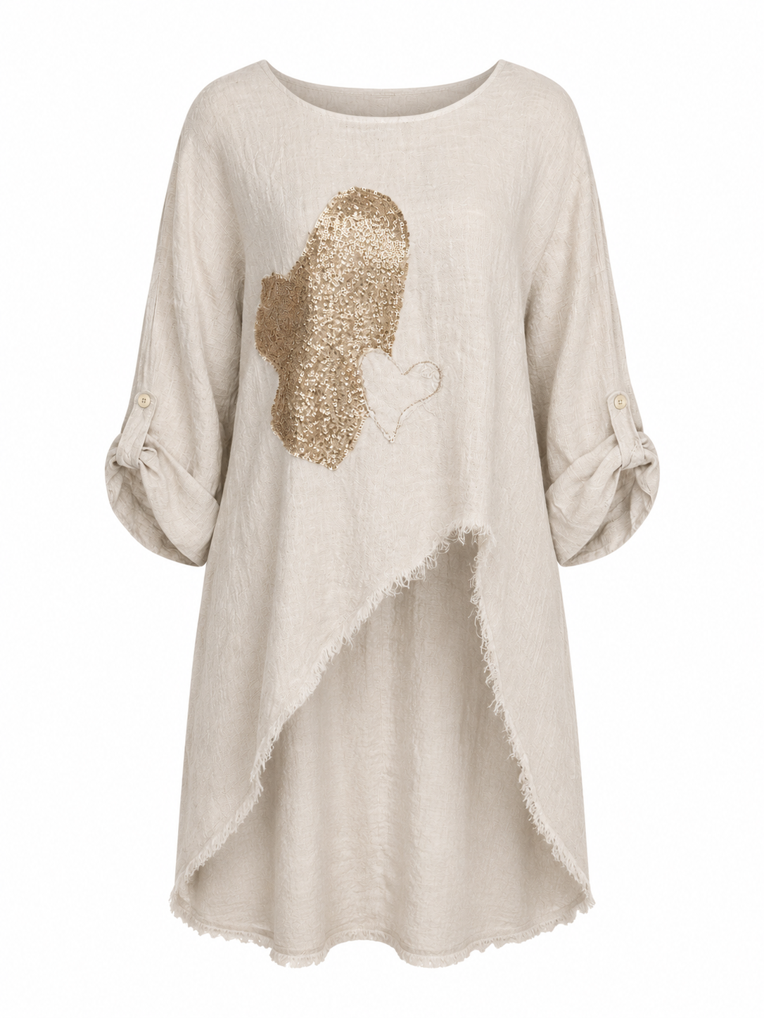 Golden heart top