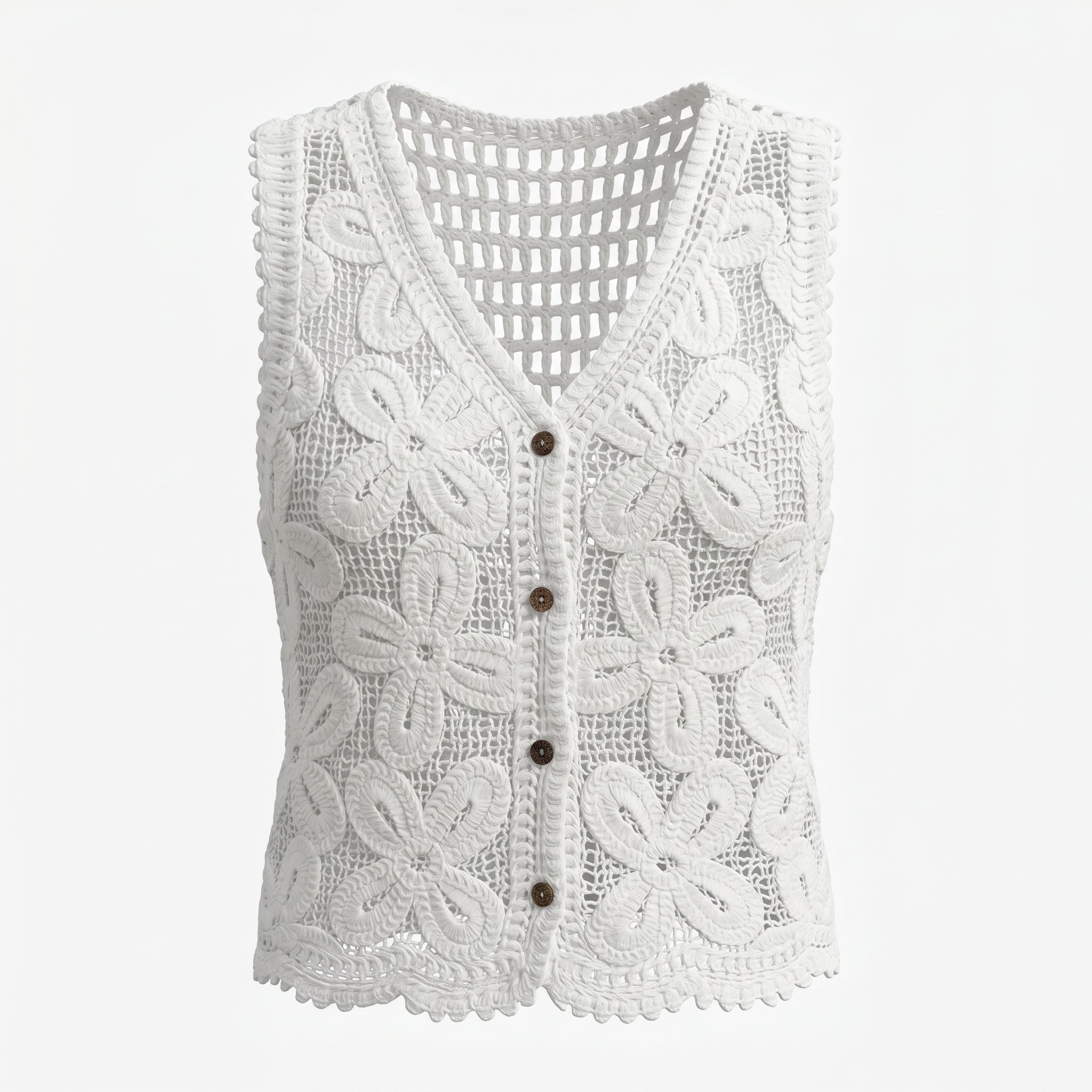 Cloe crochet waistcoat