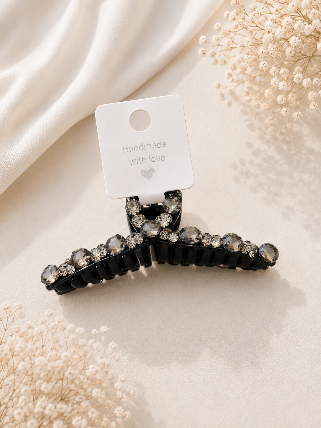 Crystal hair grip