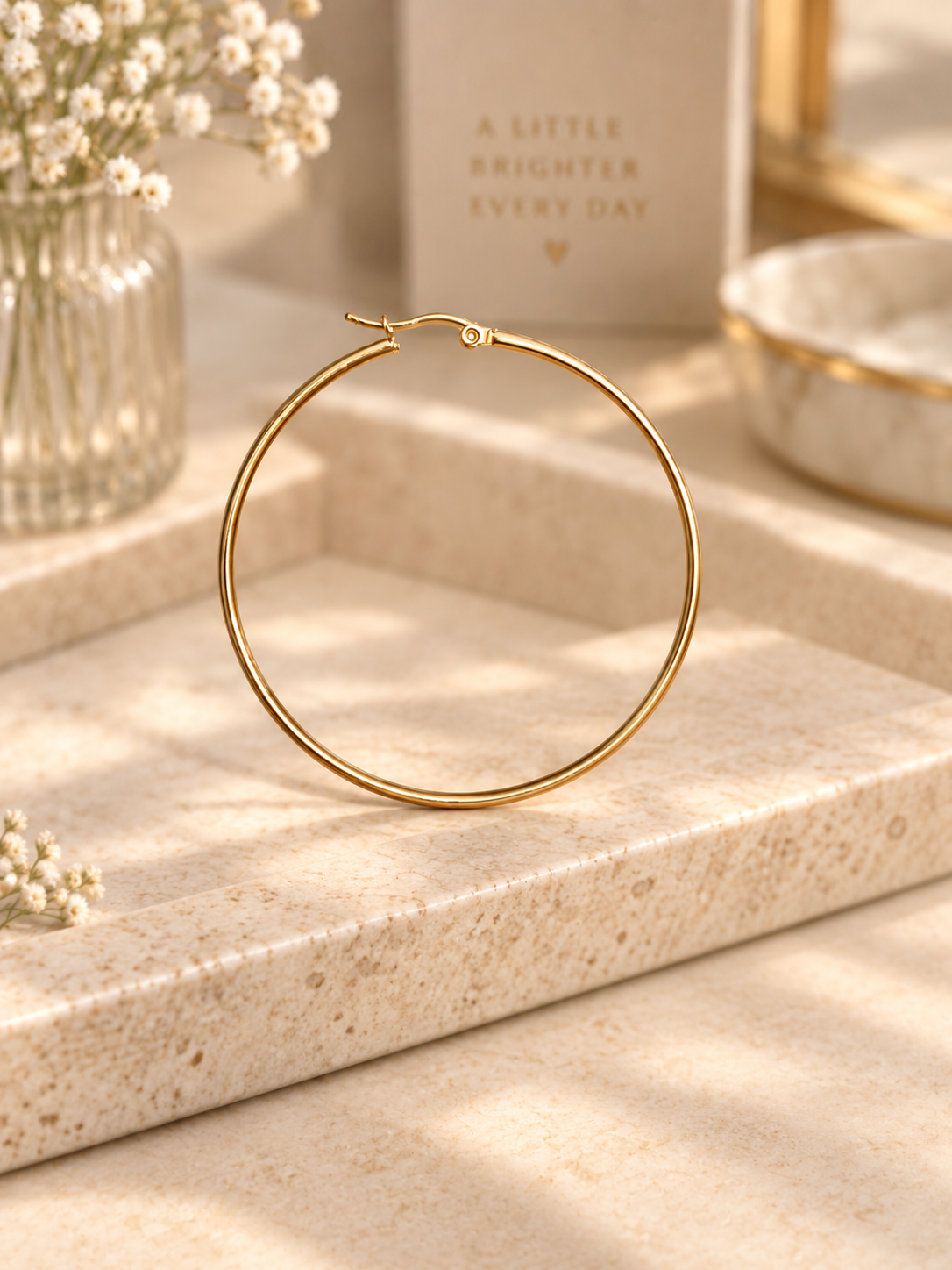 Classic hoop earrings