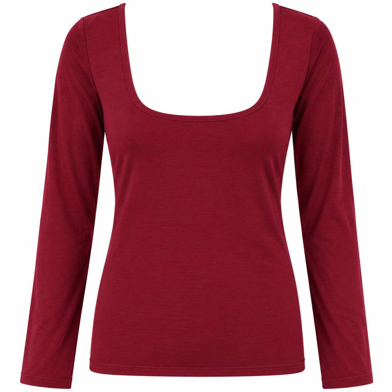 Scoop neck top