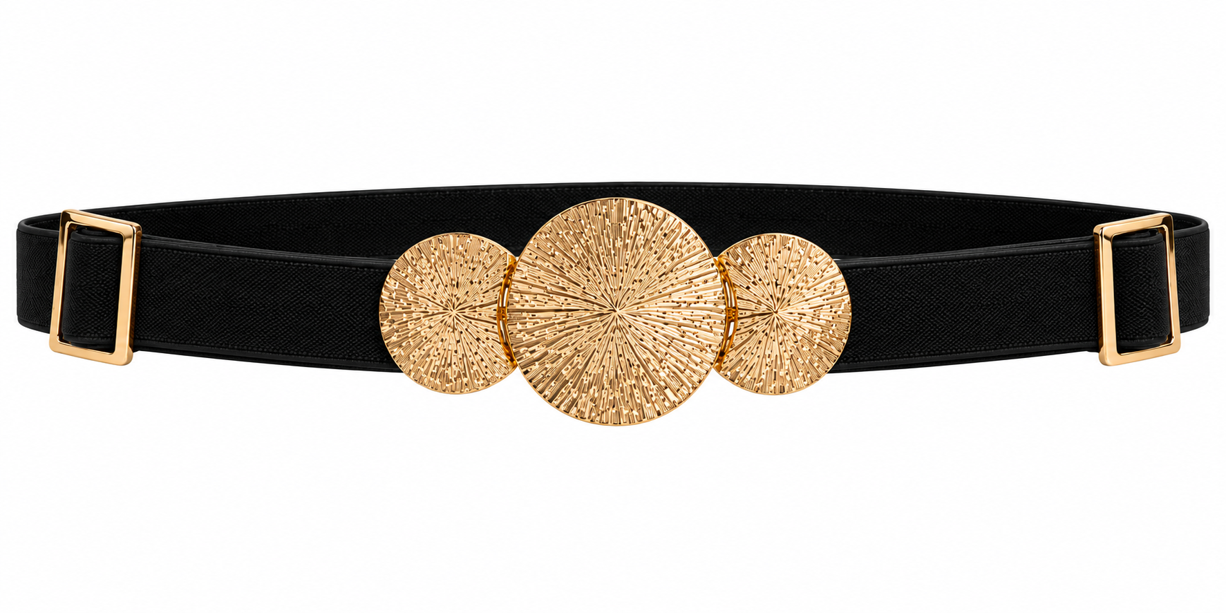 Sienna gold disc belt