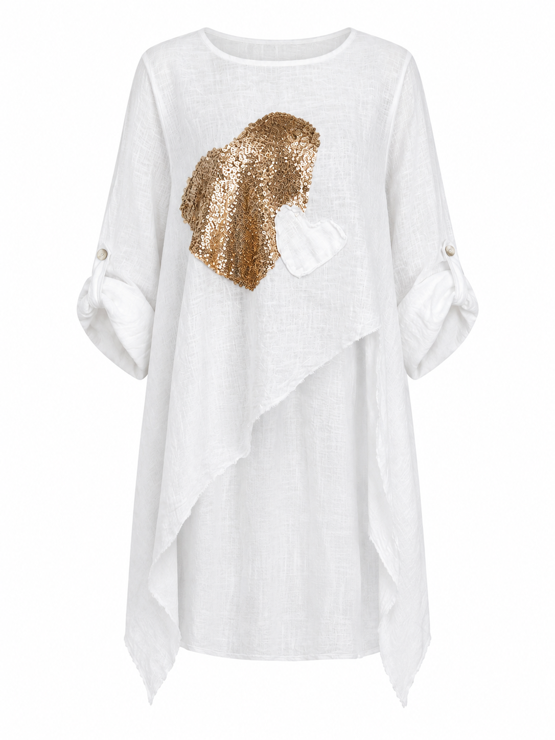 Golden heart top