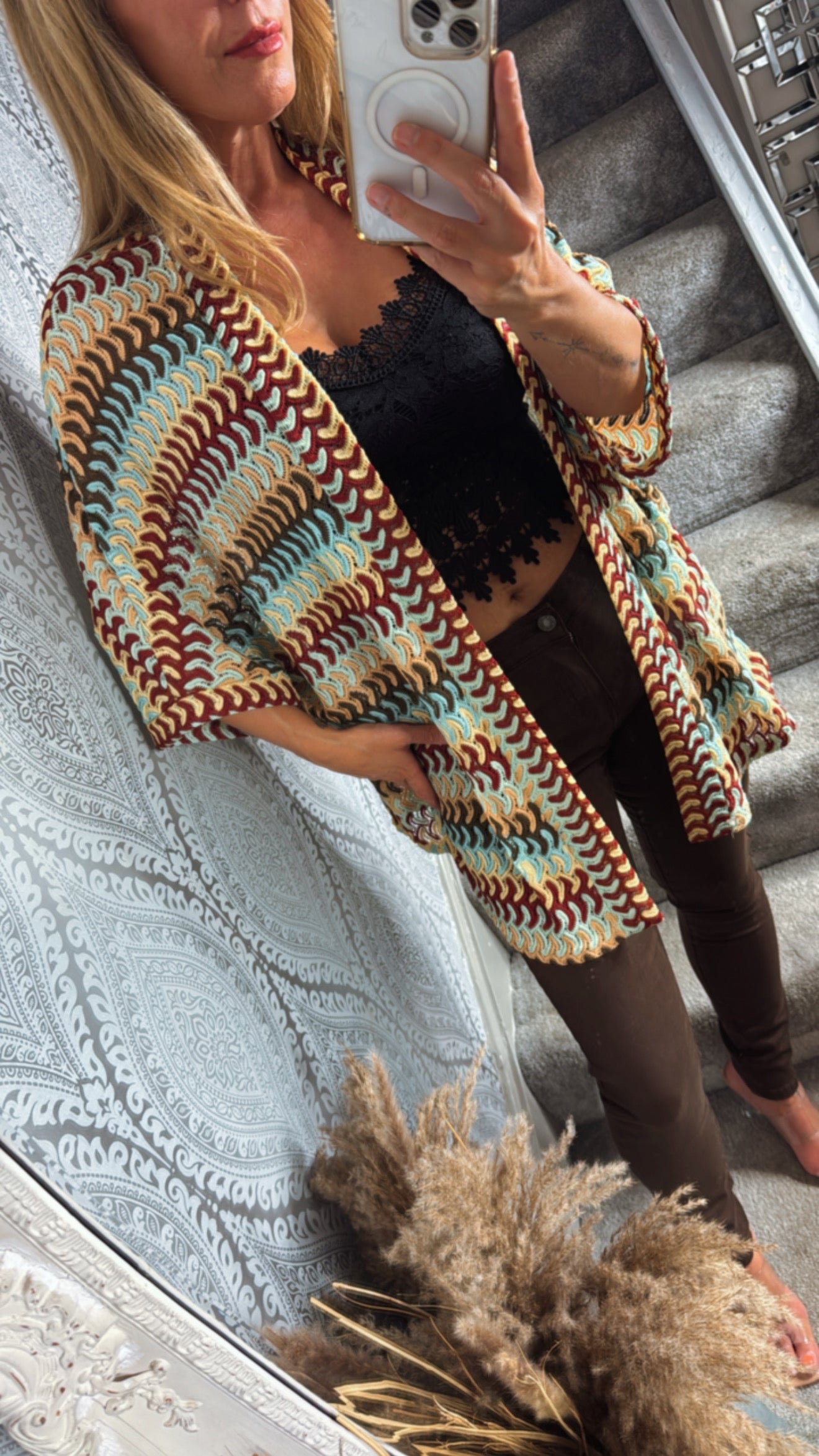Zig Zag Cardigan