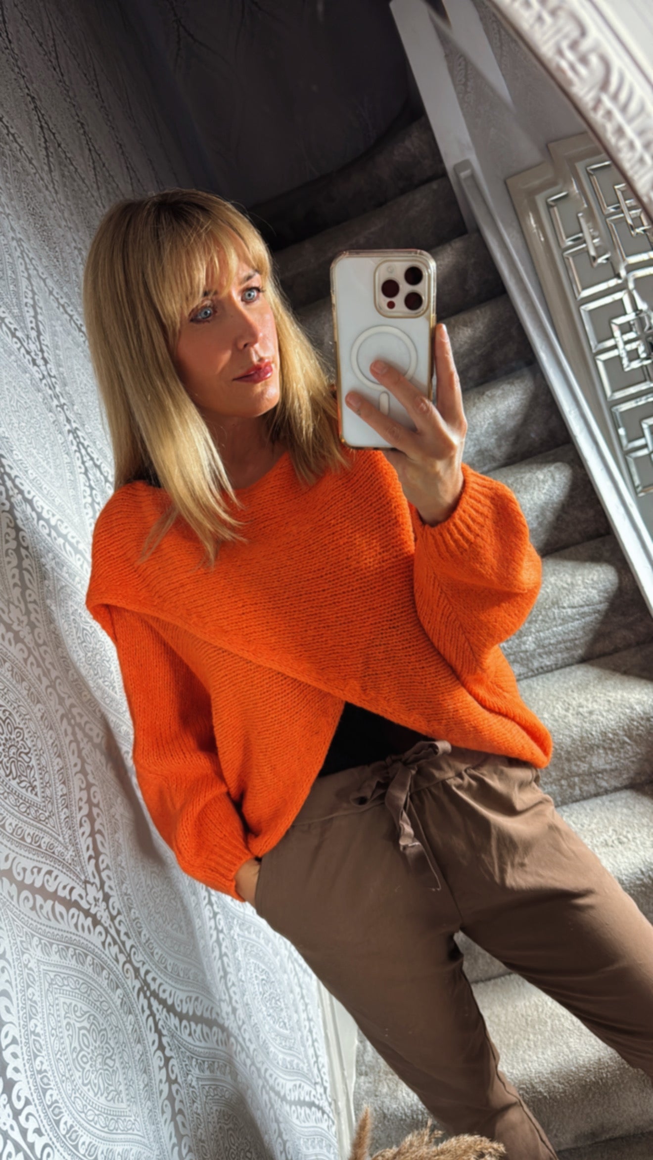 Cross over jumper